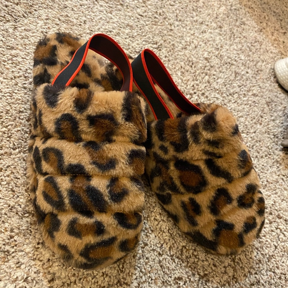 Fuzzy slippers